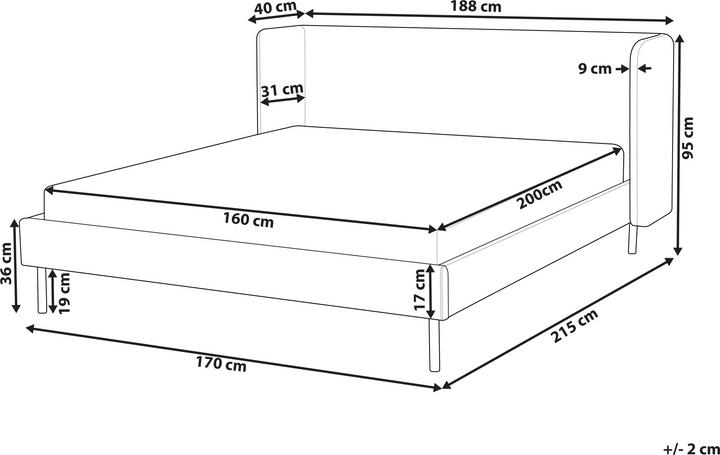 Actual product image Beliani Arette (160 x 200 cm)