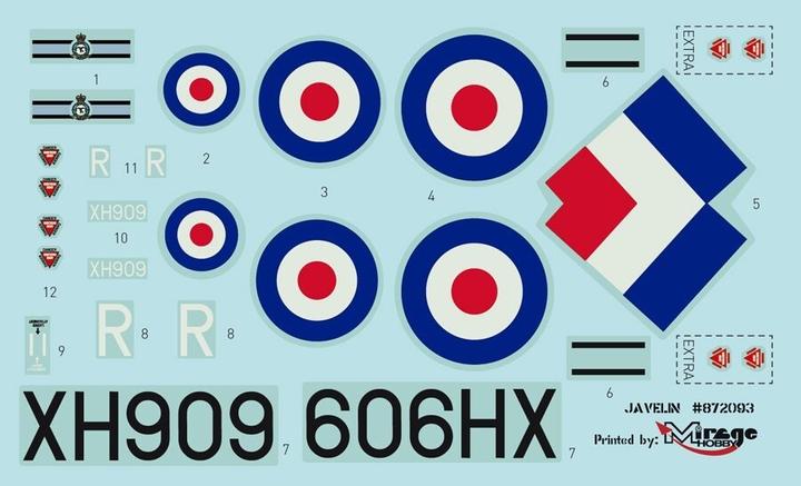 Produktbild Mirage Hobby Gloster Javelin F (AW) Mk 9 (British Subsonic Interceptor Aircraft)