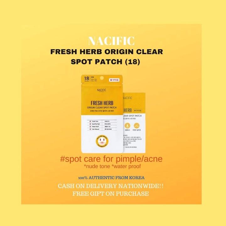 Actual product image Nacific Fresh Herb origin Clear Spot Patch