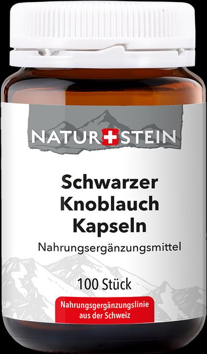 Naturstein Schwarzer Knoblauch (100 Stück, Kapseln, 153 g)