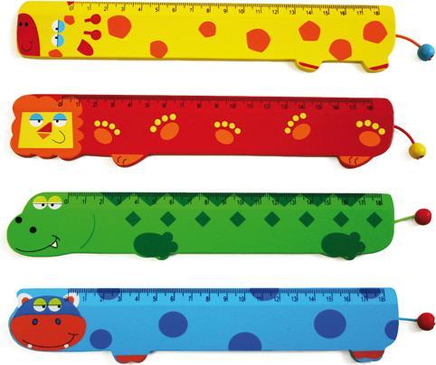 Immagine prodotto Eduplay Divertente righello in legno per animali (24.50 cm)