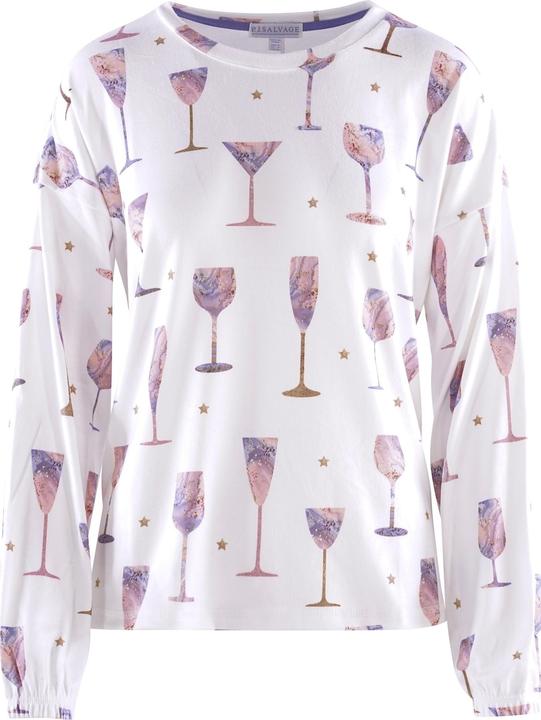 Produktbild Pj Salvage Pyjamaoberteil IT’S A WINEFUL LIFE (L)