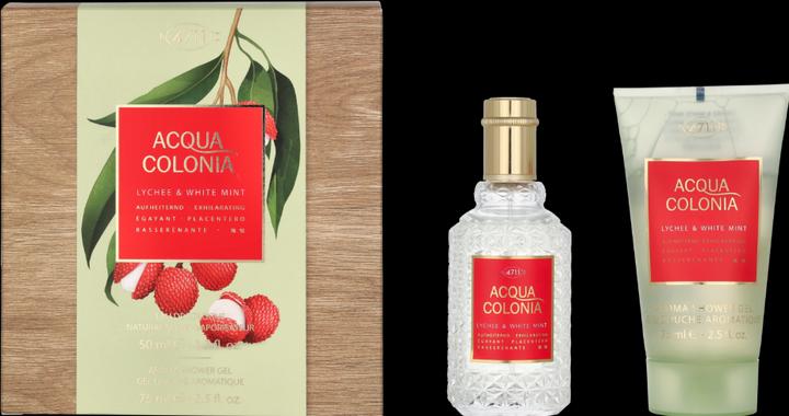 Actual product image Acqua Colonia 4711 Acqua Colonia Lychee & White Mint Set (Eau de toilette, 125 ml)
