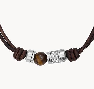 Actual product image Fossil Vintage Casual (18 cm, Stainless steel, Leather)