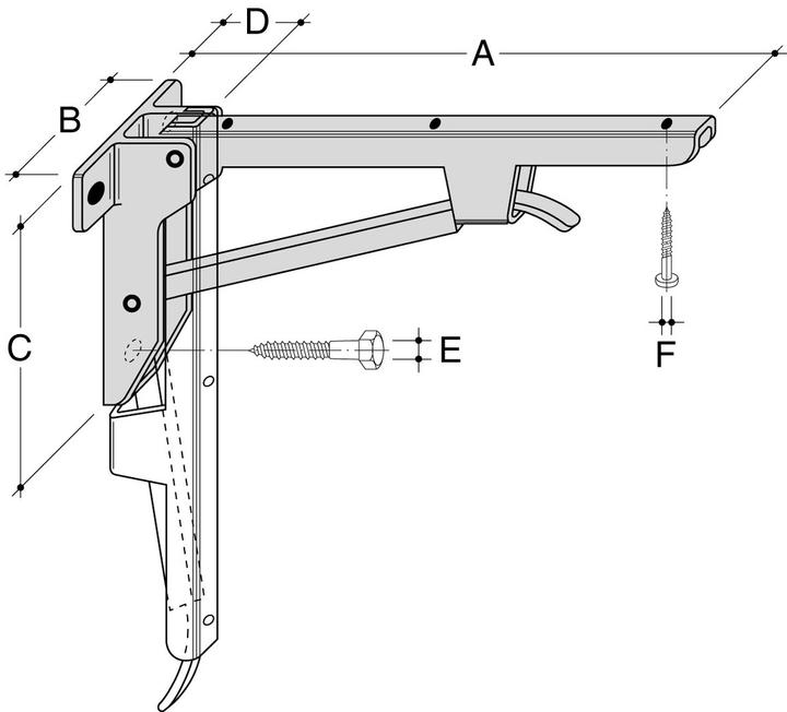 Productafbeelding Hebgo Klappkonsole