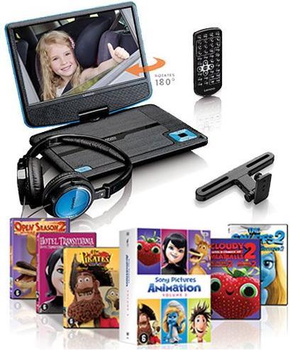 Produktbild Lenco Tragbarer Player DVP-910 (DVP910BLAU) (Tragbarer DVD-Player)
