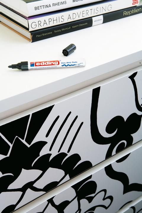 Produktbild Edding Lackmarker 750 (Schwarz, 2 mm, 1 x)
