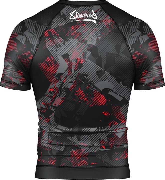 Produktbild 8Weapons 8 WEAPONS Rashguard, S/S, Hit 2.0, black-red, S (S)