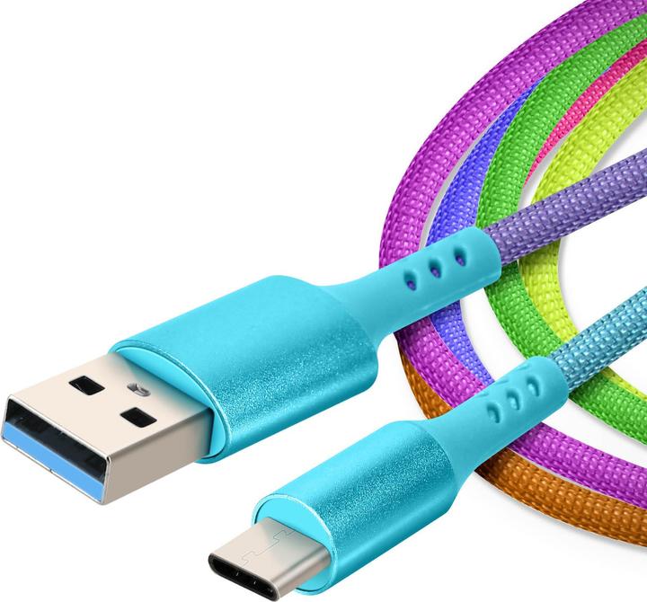 Produktbild Avizar Rainbow USB-C Ladekabel (1 m)