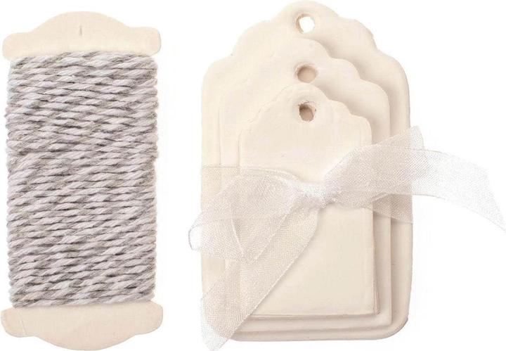 Glorex Pendentif en papier avec cordon (Décoration pour cadeau, 15 x)