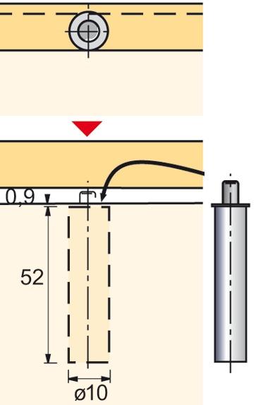 Produktbild Hettich Einbohrdämpfer Silent System