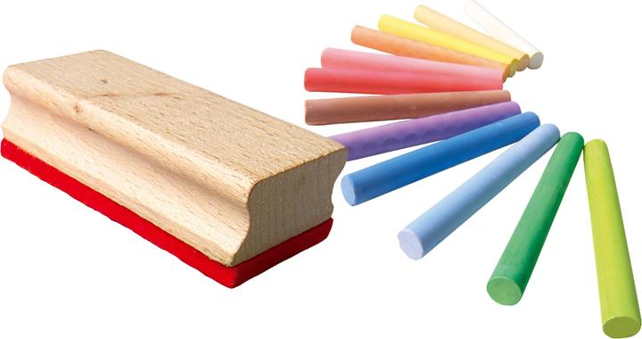 Produktbild Ses Bunte Kreide Mit Schwamm (Mehrfarbig, Multicolor, 12 x)
