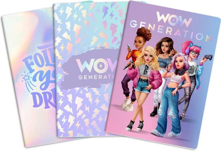 Produktbild Kids Licensing Wow Generation Notizbücher (A5, Weicher Einband)