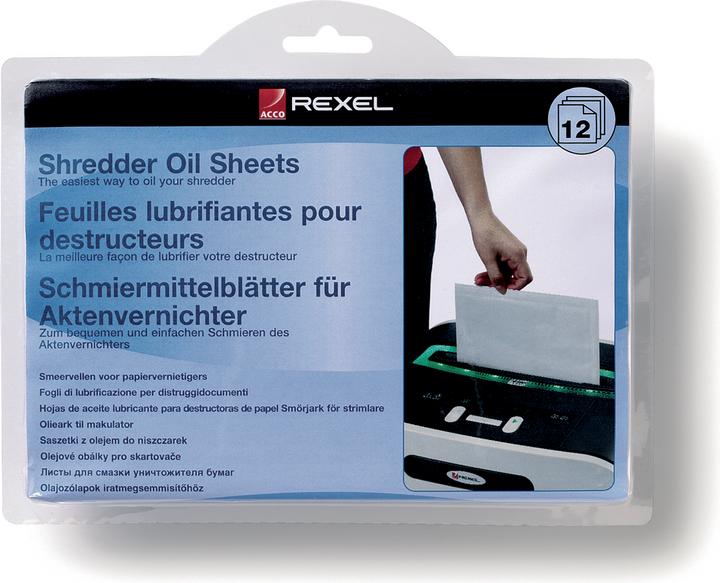 Rexel Schmiermittel-Blätter für Aktenvernichter