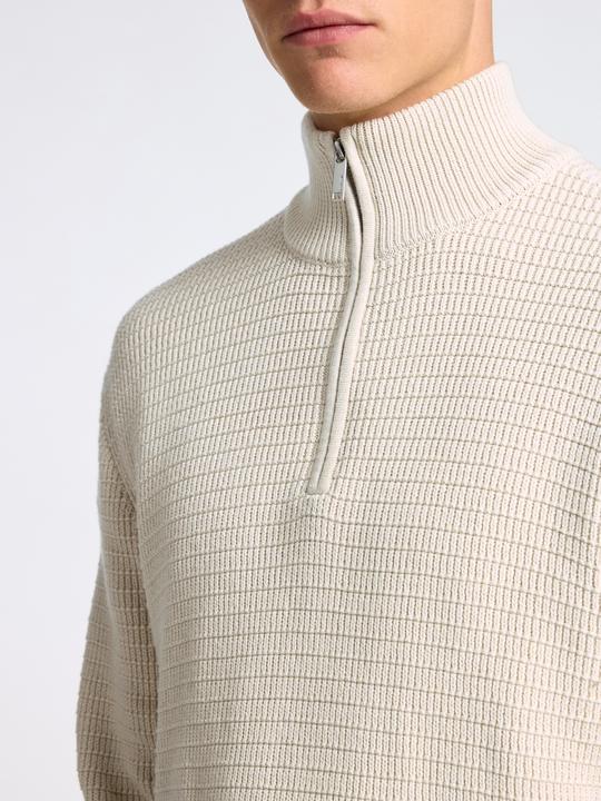 Actual product image Selected Homme Texturierter Half-zip Pullover (L)