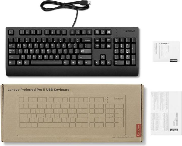 Immagine prodotto Lenovo Preferred Pro II - Tastatur - USB (DE, Cablato)