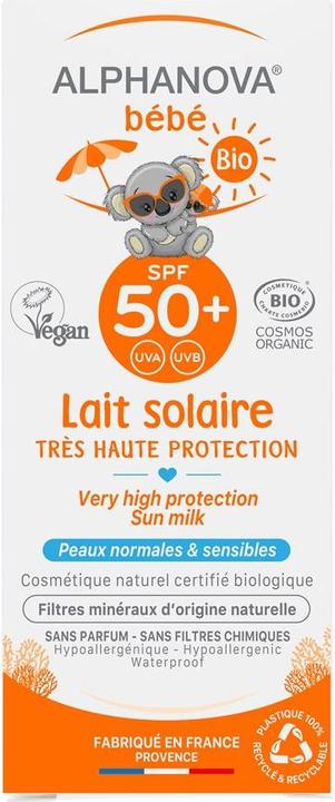 Immagine prodotto Alphanova Sonnenmilch (Latte solare, SPF 50+, 50 ml, 50 g)