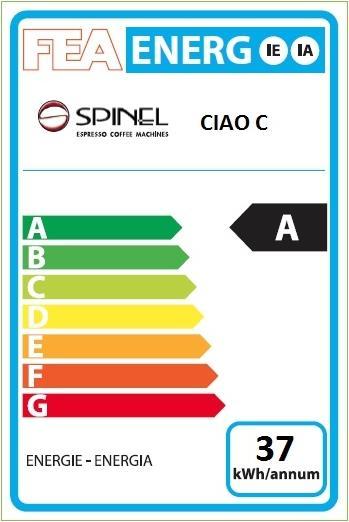 Label énergétique Spinel POD Machine CIAO (E.S.E.)