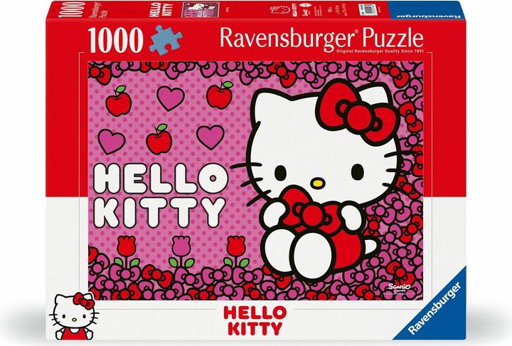 Actual product image Ravensburger Puzzle 12001488 - Hello Kitty - 1000 piece jigsaw puzzle for adults and children aged 14 and over (1000 pieces)