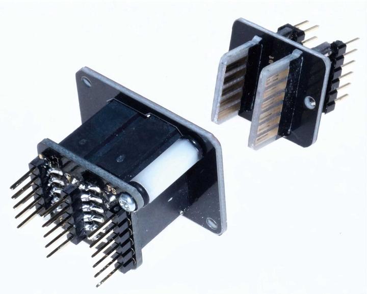 Actual product image Unilight direct connect header with 6 primary 10 secondary poles, 2pcs, uni contactle