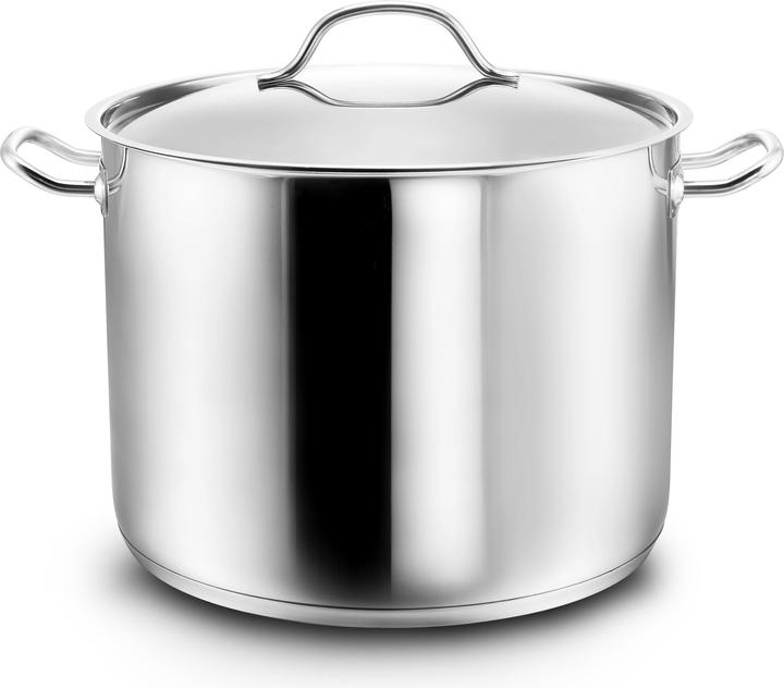 Actual product image Kopf XXL Induktion Kochtopf Gigantos, Ø 26 cm, Höhe 19 cm, 10 Liter, Edelstahl (Pot)