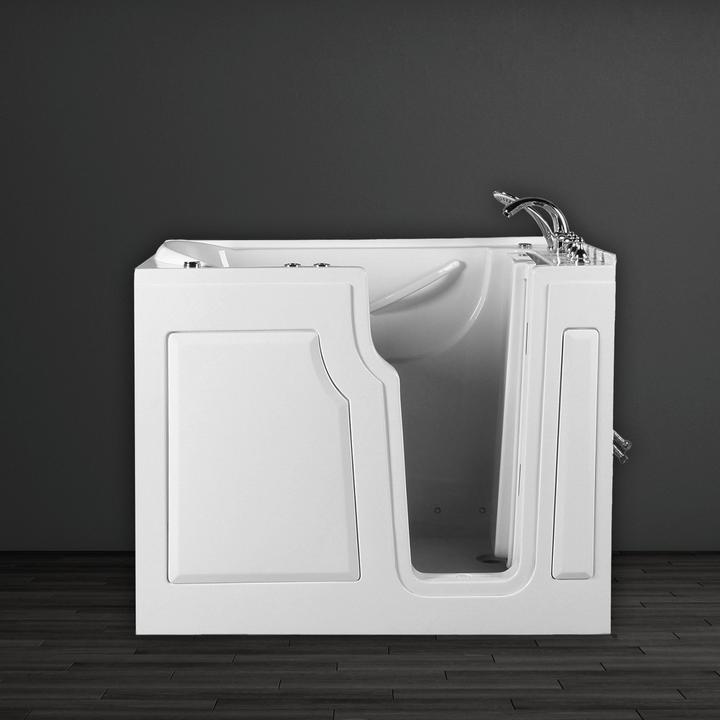 Actual product image PureHaven Senior bathtub 122x71 cm with whirlpool function Water jets Integrated door for easy access (71 cm, 122 cm)