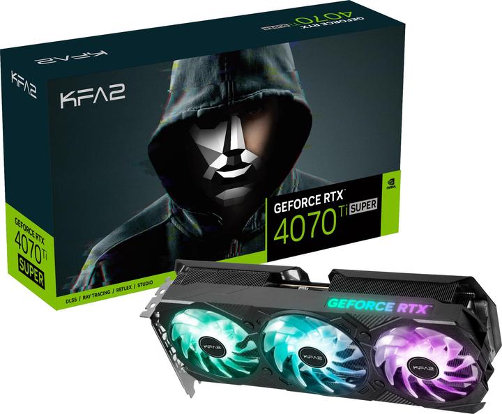 Image du produit KFA2 GeForce RTX 4070 Ti Super EX GAMER (16 Go)