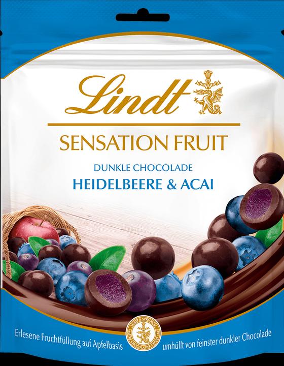 Produktbild Lindt Sensation Fruit Dunkel Heidelbeere & Acai (150 g)