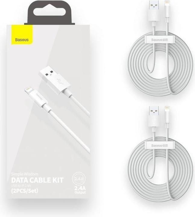 Actual product image Baseus USB A – Lightning (1.50 m, USB 2.0, 10 W)