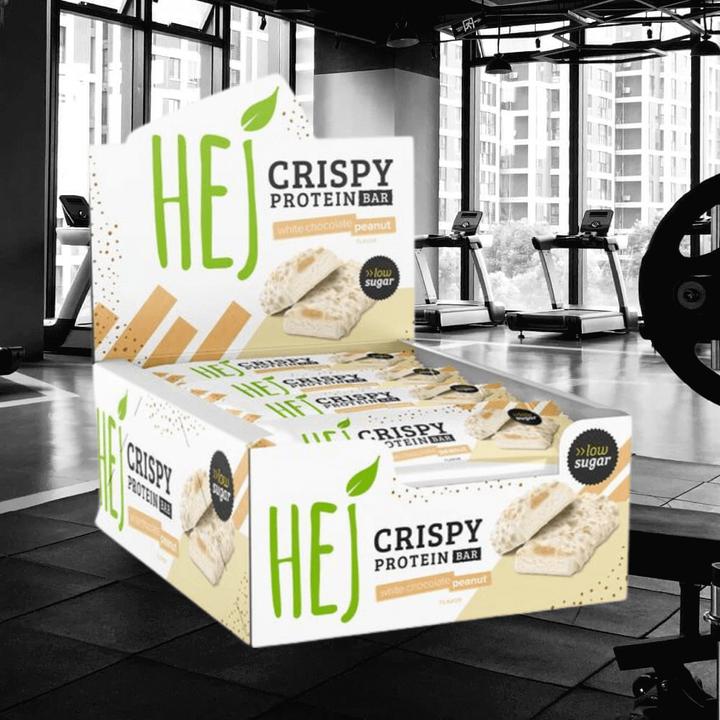 Immagine prodotto HEJ Nutrition HEJ Crispy Protein Bar (12 x 45g) (Cioccolato bianco, 1 pz., 540 g)