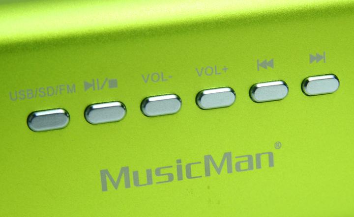 Actual product image Technaxx Musicman Ma Soundstation (5 h, Rechargeable battery operated, Electrical connection)