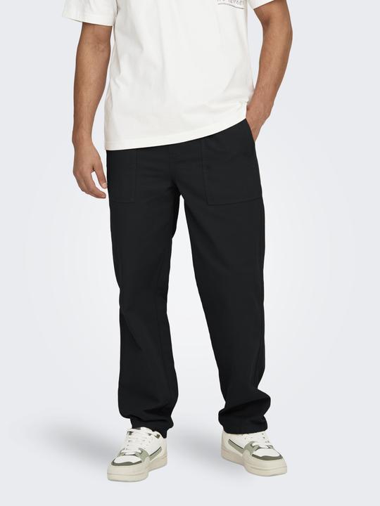 Actual product image Only & Sons ONSSINUS Loose fit trousers Trousers (L)