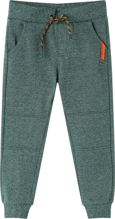 VidaXL Kinder-Trainingshose Dunkelgrün 104,Material: 50 (104)
