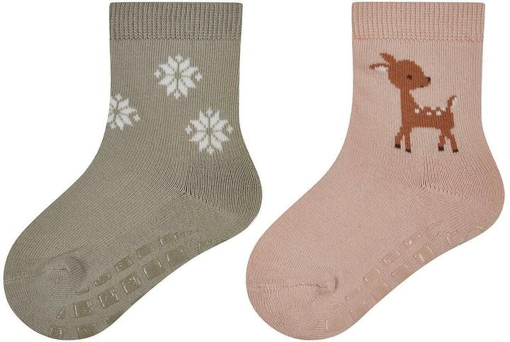 Immagine prodotto Sterntaler Antirutsch-Socken 2er Set Reh Zartrosa Gr. 23/24 (24)
