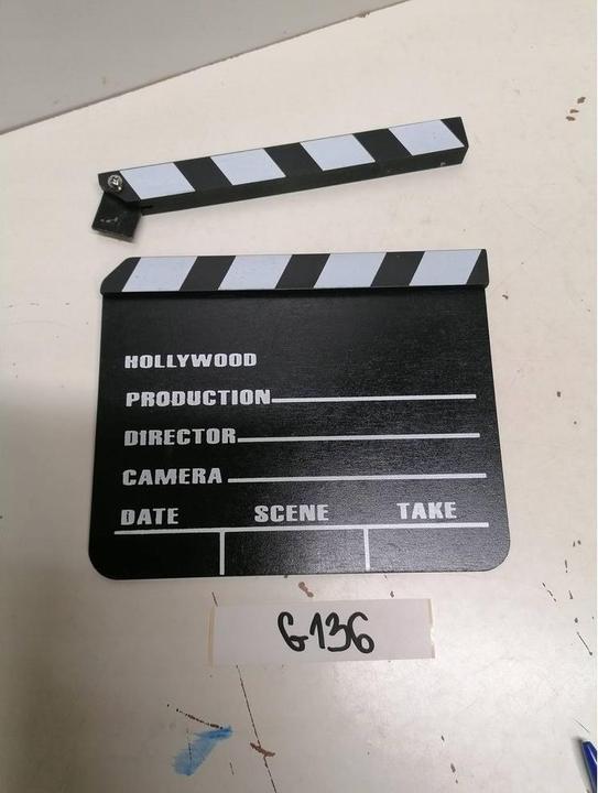 Actual product image Amscan Film flap Hollywood 17.8x25.3cm