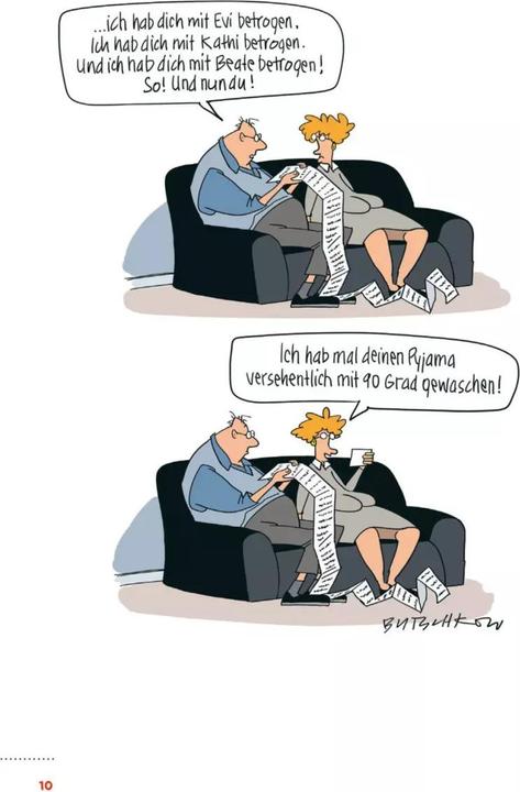 Produktbild Überleben in 25 Jahren Ehe - Humorvolle Texte und Cartoons zur Silberhochzeit (Deutsch, Peter Butschkow, 2021)
