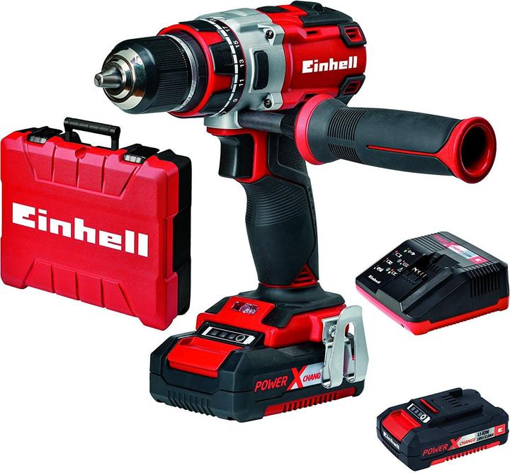 Productafbeelding Einhell TE-CD 18 Li Brushless, 2 x oplaadbare batterij (Oplaadbare batterij)