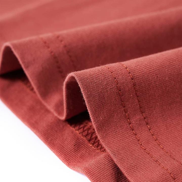 Immagine prodotto VidaXL Camicia a maniche lunghe da bambino Henna 140,Materiale: 100 (140)