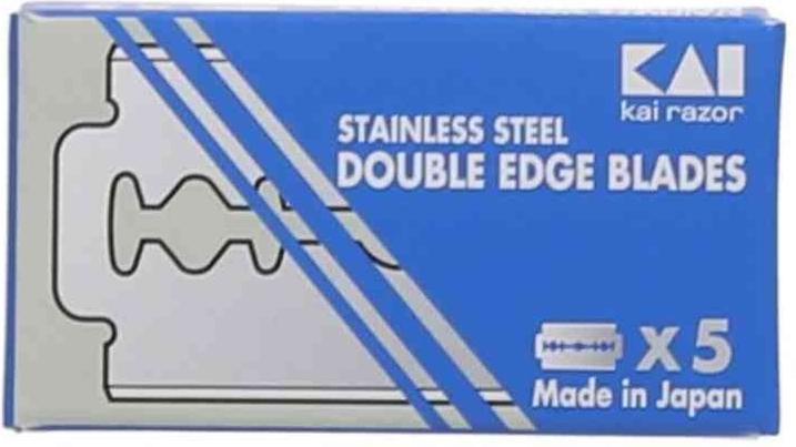 Actual product image Kai Razor blades (5 pieces), double edge (5 x)