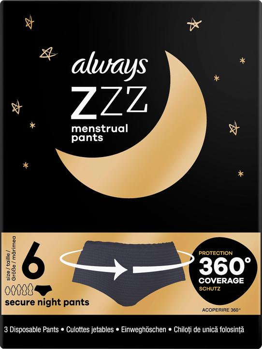 Image du produit Always Zzz Culottes de menstruation (S/M)