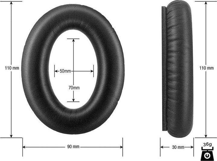 Actual product image Apfelkiste Replacement ear cushion (Bose QuietComfort II)