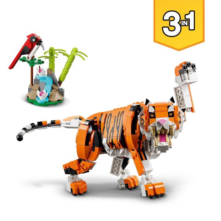 Actual product image LEGO Majestic Tiger (31129, LEGO Creator 3-in-1)