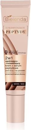 Bielenda Firming Peptides Firming And Brightening Cream + Peptide Serum 2In1 Under The Eyes And (Körpercreme, 15 ml)