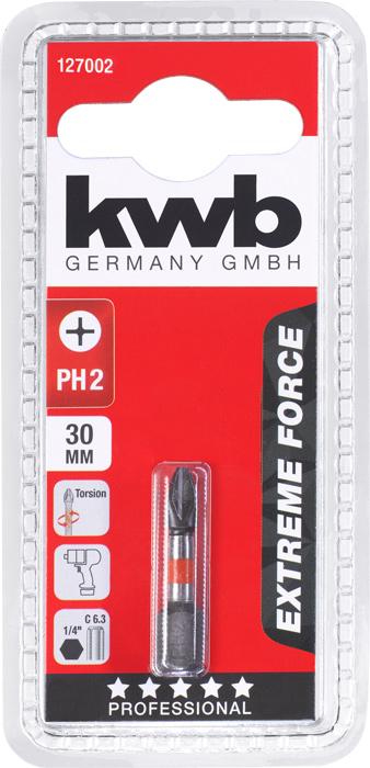 Image du produit kwb 127002 Embout cruciforme PH 2 acier 1 pce (PH2)