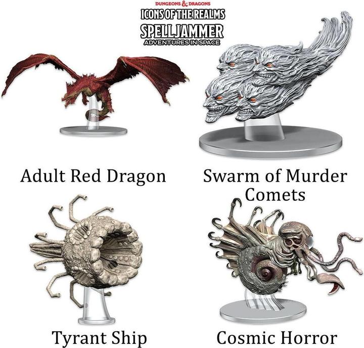 Image du produit Wizkids Set de miniatures D&D SJ Threats from the Cosmos 4 pcs.
