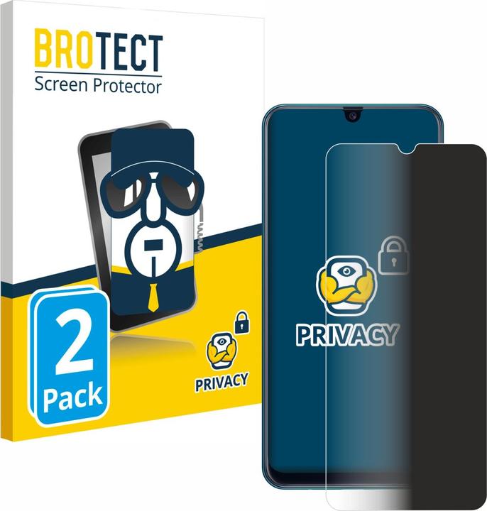 Immagine prodotto BROTECT Pellicola privacy antispia Pellicola di protezione dalla luce blu (2 Pezzo/i, Samsung Galaxy M21)