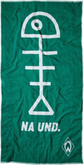 Produktbild NFL SV Werder Bremen GOTS Badetuch Fischkopp 90x180cm (90 x 180 cm)