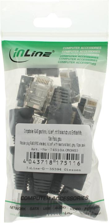 Produktbild InLine Netzwerkanschluss (Netzwerkkabel Stecker)