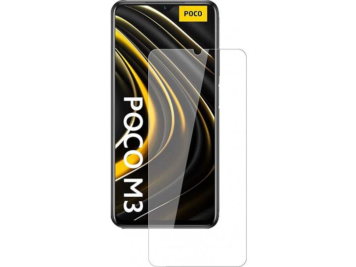Produktbild Screenguard Xiaomi Poco M3 Panzerglas Schutzfolie Case Friendly Design (1 Stück, Xiaomi Poco M3)