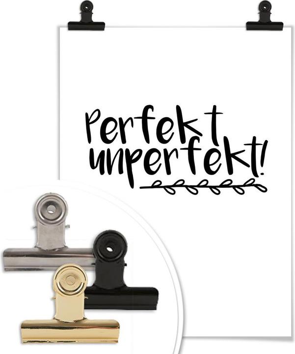 Produktbild Trenddeko Perfekt unperfekt (60 x 80 cm)